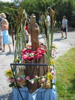 Statue de saint Walhère